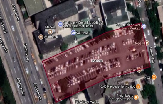 Ankaya Çankaya daki otopark alanı özelleştiriliyor!