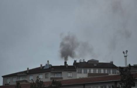 Afyon'da havayı kirleten 11 apartman hakında tutanak tutuldu!