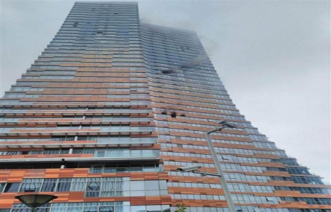 Varyap Meridian da yangın çıktı!