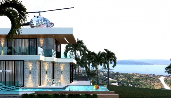Bodrum Madnasa Zirve’de hemen teslim villa fırsatı!