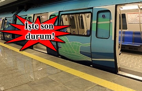 Mecidiyeköy Mahmutbey metrosundan son kareler!