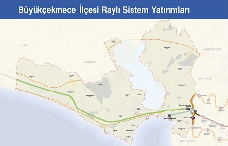 İşte İstanbul un raylı sistem haritası!