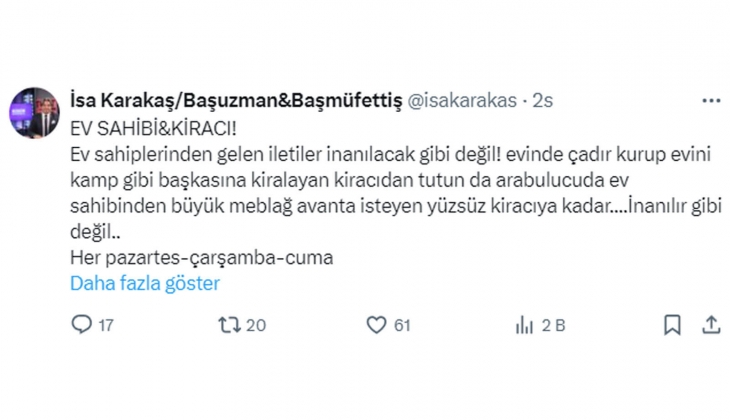 SGK Başuzmanından kiracı tepkisi: Ev sahiplerinin anlattıkları inanılır gibi değil! 