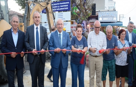 Tekirdağ Kumbağ yağmur suyu hattının temeli atıldı!