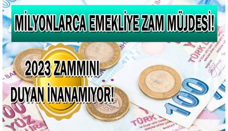 SSK, BağKur, Emekli Sandığı emeklilerinin 2023 zammı peş peşe hesaplandı! 1 Ocak 2023 yeni zam oranlarına hemen bakın!