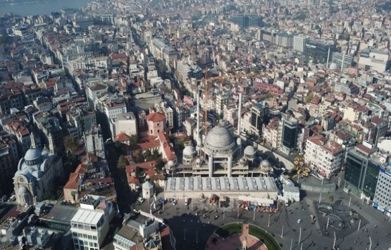 Taksim Camisi nin yüzde 90 ı tamamlandı!