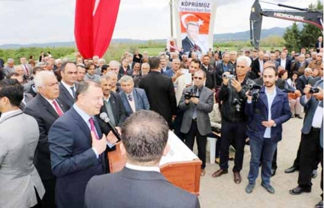 Hatay Erzin'deki köprünün temeli törenle atıldı!