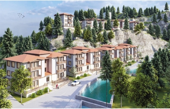 Artvin Dereiçi nde evleri yananlar için inşa edilecek konutların projesi hazırlandı!