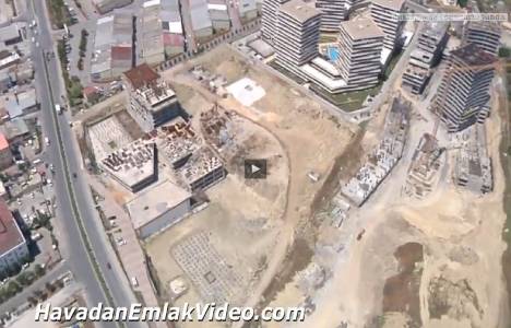 Bahçeşehir Maximoon Evleri'nin havadan yeni görüntüleri!