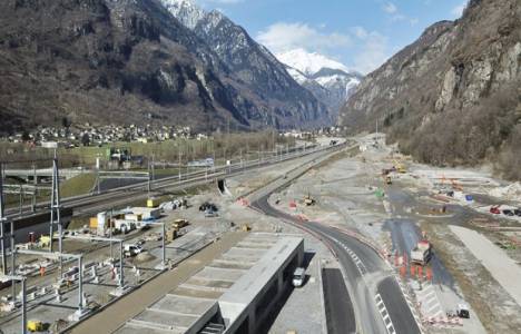 Rönesans Holding Gotthard Tüneli'ni inşa ediyor!