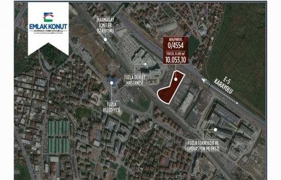 Emlak Konut GYO nun Tuzla daki arsasına 39.4 milyon TL lik teklif!