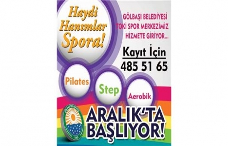 Eymir TOKİ Konutları'nda kadınlar için yeni spor merkezi açıldı!