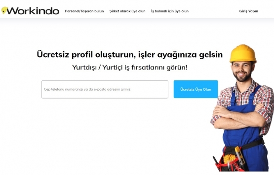İnşaat sektörünün iş platformu Workindo yla evden iş bulma imkanı!