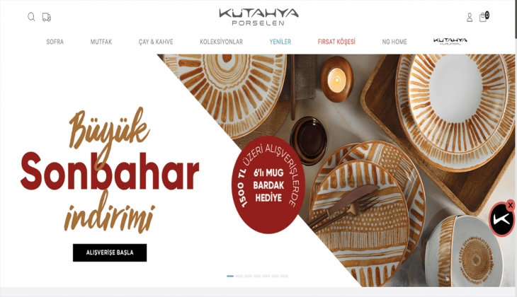 Kütahya Porselen’de büyük sonbahar indirimi başladı! İşte 9 Eyll 2022 fiyat listesi 