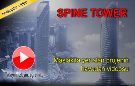 Spine Maslak Tower'ın havadan en yeni görüntüleri!