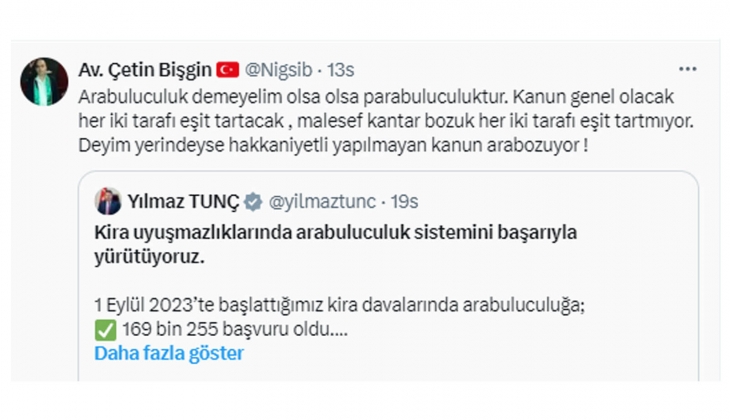 Avukattan kira anlaşmazlıklarında ara buluculuk tepkisi: Hakkaniyetli yapılmayan kanun ara bozuyor!