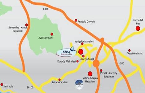 Okkalar İnşaat Arma Residence nerede?