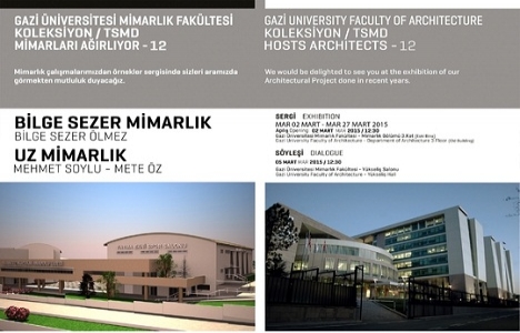 Gazi Üniversitesi Koleksiyon/TSMD Mimarları ağırlıyor!