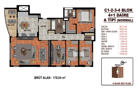 Seyran Şehir daire planları!