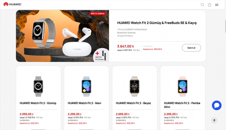 Teknolojiyi kolunuzda taşıyın. Huawei akıllı saatler yüzde 20 indirimle. İşte 19 Eylül 2022 Huawei Watch fiyat listesi