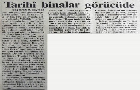 1990 yılında kamu mülkleri, görücüye çıkmış!