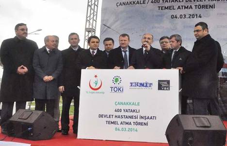 Çanakkale Devlet Hastanesi'nin temeli atıldı!