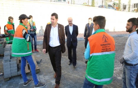 Şanlıurfa Karaköprü Basın Sitesi'nde yol çalışmaları sürüyor!