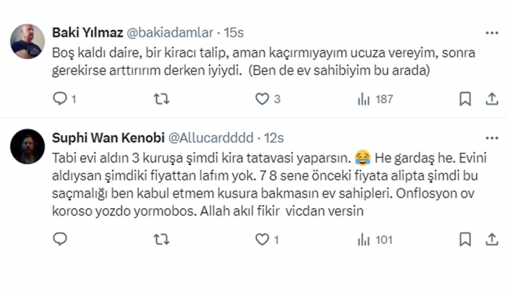 Yüzde 25 ile oturan kiracılara tepki: Kira tespit davası ile yanınıza kar kalmayacak farkını vereceksiniz! 