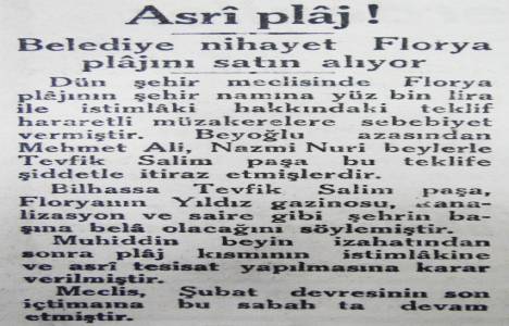 1932'de Florya Plajı'nın değeri 100 bin liraymış!