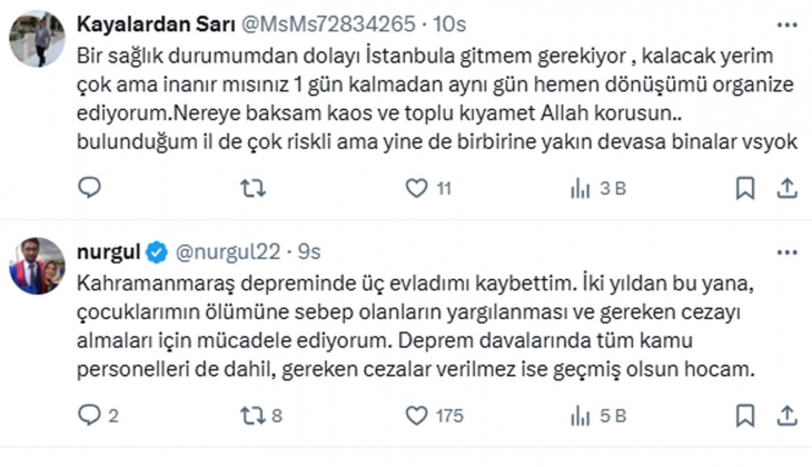 İstanbullular en önemli sorunlarda deprem demedi, Naci Görür den tepki geldi: Kahramanmaraş yetmedi mi?