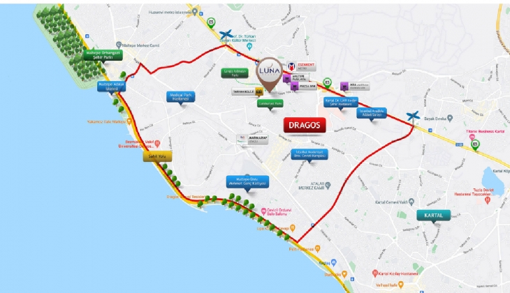 Luna Dragos konut projesinde peşin ödemelere yüzde 15 indirim fırsatı!