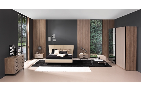 Teleset Nebula Yatak Odası ile modern ve şık dokunuşlar odanızda!