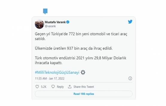 2021 de Türkiye de 772 bin yeni otomobil ve ticari araç satıldı!