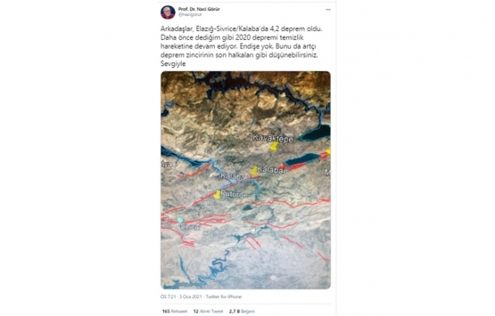 Elazığ da deprem zincirinin son halkaları yaşanıyor!