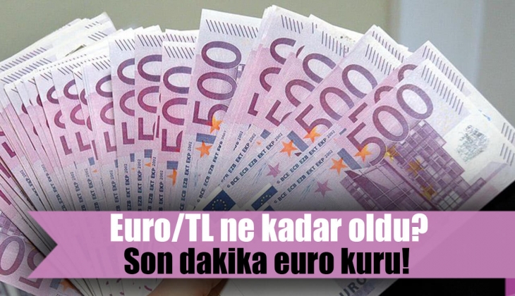 Euro/TL ne kadar oldu? Son dakika euro kuru!