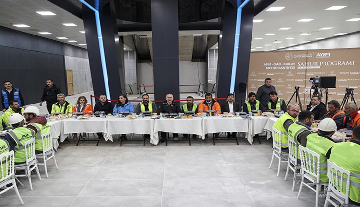 AKM-Gar-Kızılay Metro Hattı nın yüzde 91 si tamam!