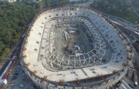 Vodafone Arena'da çatı kaldırma işleminde sona yaklaşıldı!