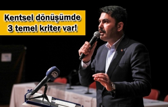 Murat Kurum: Gönüllü dönüşüm sürecini birlikte yürüteceğiz!