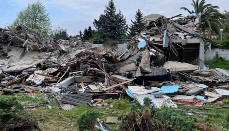 Münevver Karabulut cinayetinin işlendiği villa yıkıldı!