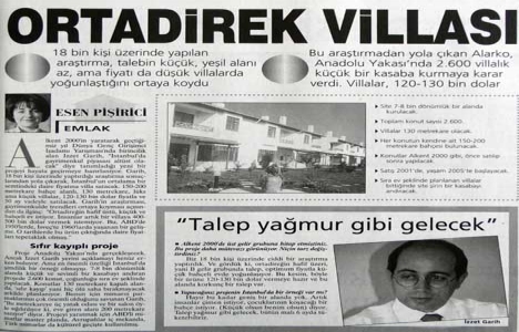 1999 yılında Alarko, İstanbul da gayrimenkul piyasasını altüst edecek!