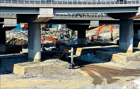 İzmir Meles Çayı betonlama çalışmaları başladı!