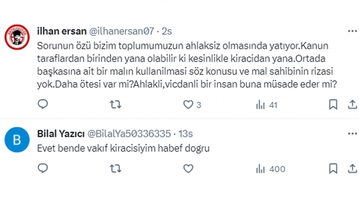 Evlerde yüzde 25 sınır var ama, Vakıflar kiracılarına çok yüksek kira zamları için ihbarname yolluyor!