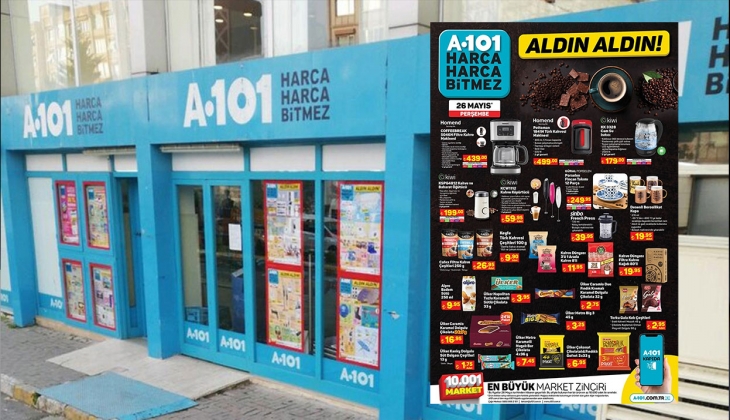 A101’de kahve çılgınlığı! Kahve makinesinden fincan takımına yok yok…