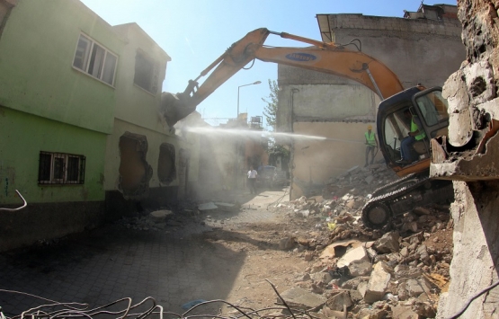 Kahramanmaraş Tekke'de yıkım çalışmaları tam gaz!