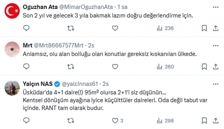 İnşaat mühendisi Atakan Bakılan: 2003 yılıyla kıyaslandığında, 2024 te konut metrekareleri yüzde 24 azaldı!