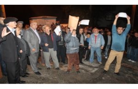 Erzurum'da 'ruhsat iptali' protestosu sürüyor!