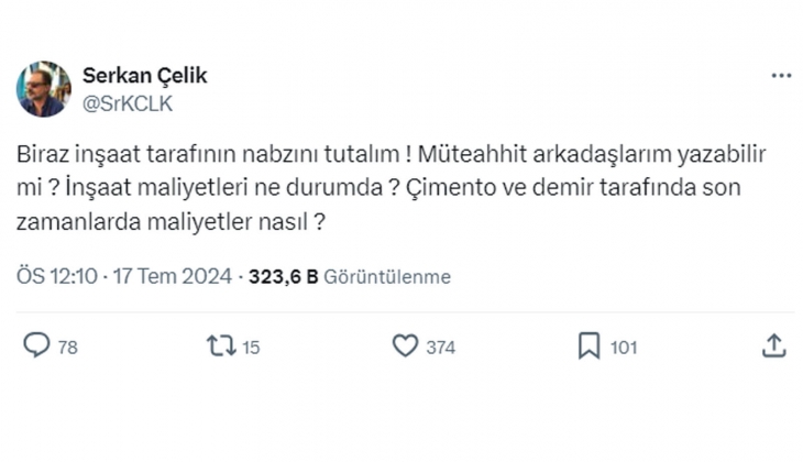 İnşaat maliyetleri sektörü çileden çıkardı: Satış yapamıyoruz, bu böyle gitmez!