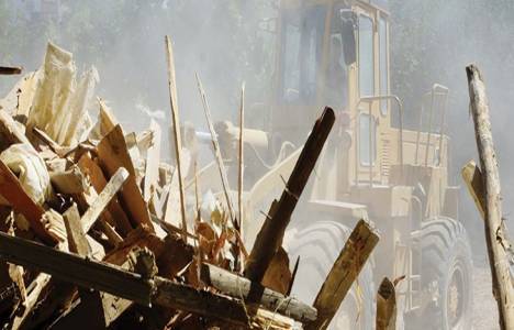 Yıkım aynı yoksul semti buldu!