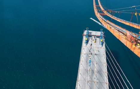 3. köprünün tabliye montajı yarılandı!