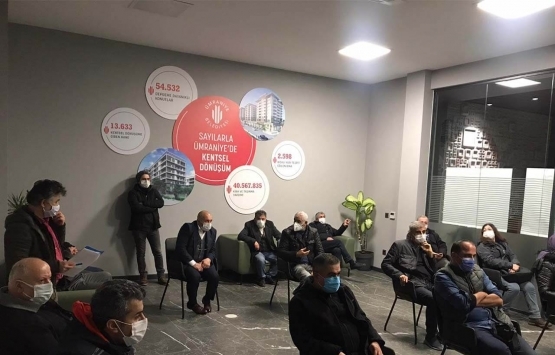 Ümraniye'de kentsel dönüşüm bilgilendirme toplantıları yapılıyor!